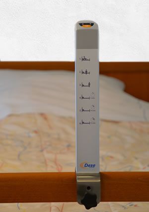 Sensore monitoraggio Bedscan su letto