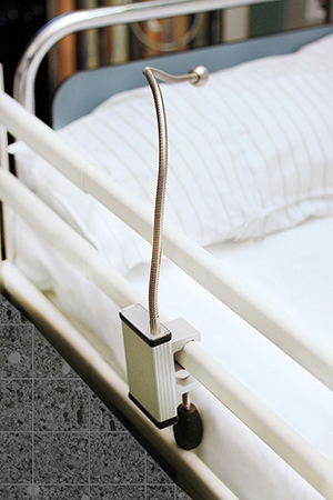 Sensore respirazione VarioSwitch fissato al letto