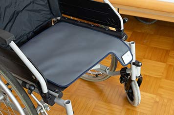 sensore MediSeat su sedia a rotelle