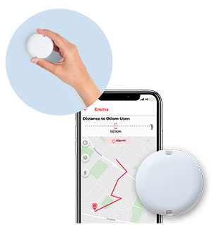 localizzatore Otiom e app smartphone